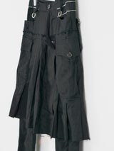 Undercover SS03 Distressed Kilted Trouser