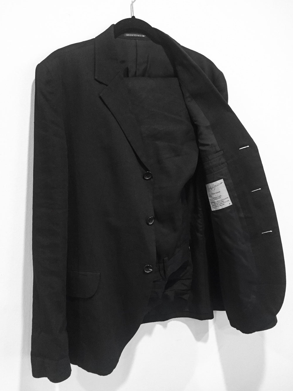 Yohji Yamamoto Pour Homme SS09 Don't Do That Suit