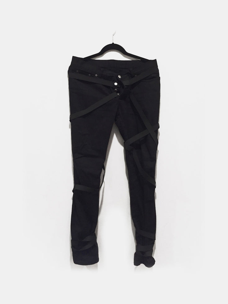 Helmut Lang AW05 Bondage Strap Mummy Denim